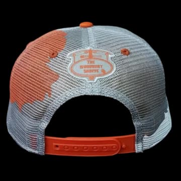 All over panel printing logo method on a custom cap