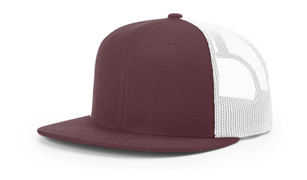 Maroon/White