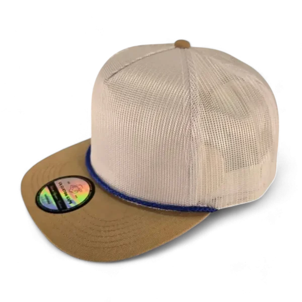 Premium Trucker Mesh Blank Black/Orange